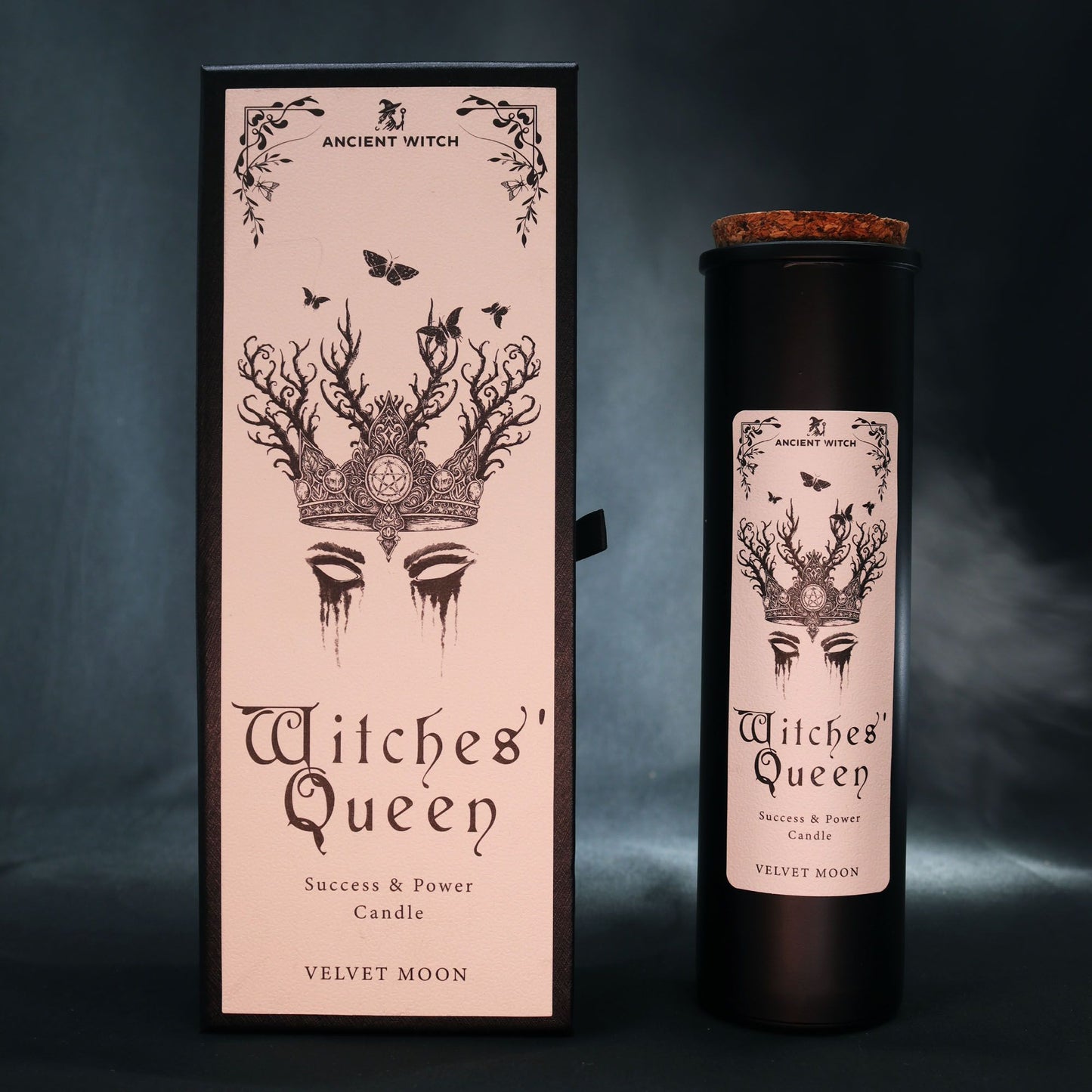 Ancient Witch Witches’ Queen Candle – Power & Success | Velvet Moon Ritual Candle