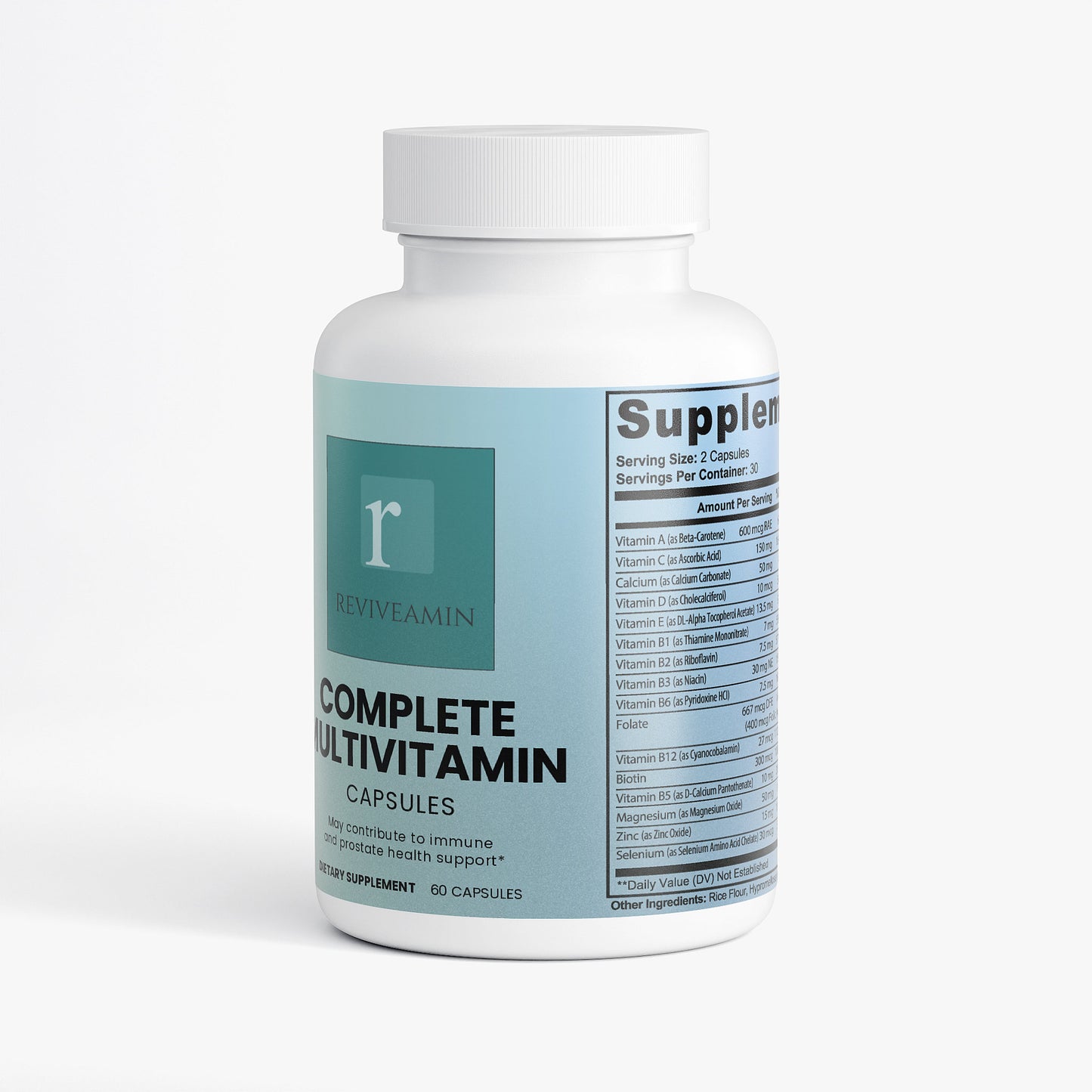 Men’s Advanced Multivitamin with Antioxidants, Immune Support & Prostate Health – Complete Daily Formula with Vitamin B Complex, Green Tea, Spirulina & Herbal Blend