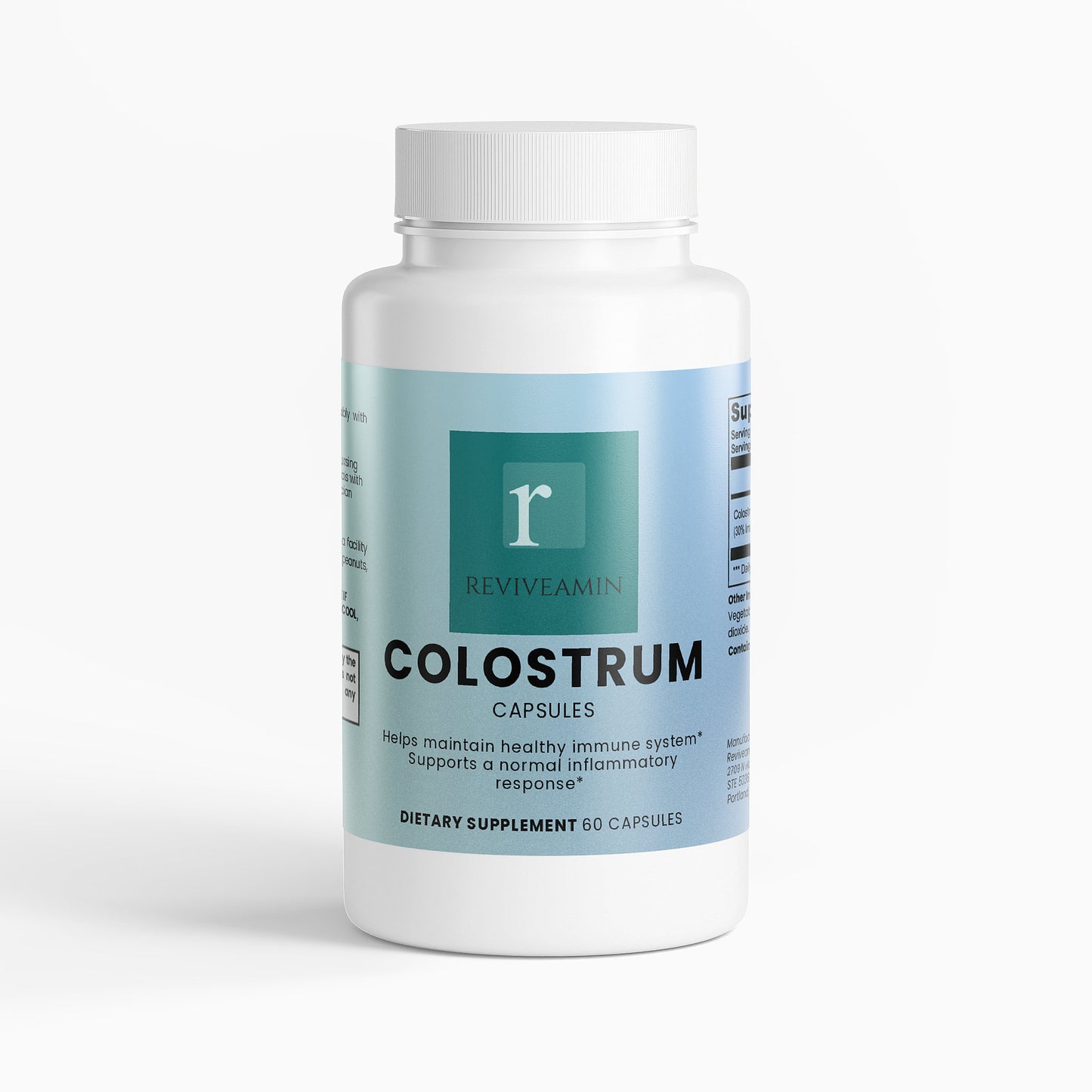 Colostrum Capsules 500mg (30% IgG) – Immune Support, Gut Health & Recovery Supplement for Adults