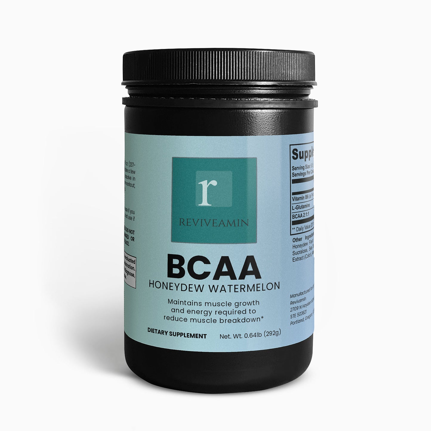 BCAA Post Workout Powder – 5000mg Branched-Chain Amino Acids + Glutamine – Muscle Recovery & Lean Muscle Growth Supplement