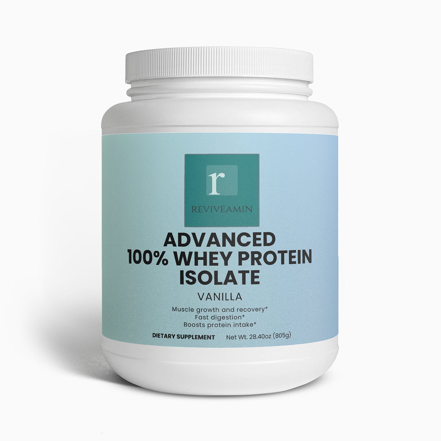 Advanced 100% Whey Protein Isolate – Vanilla | 22g Protein, Muscle Recovery & Digestive Support