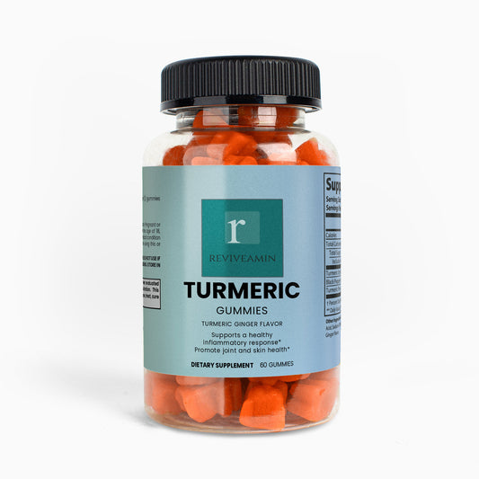 Turmeric Gummies with Curcumin & Antioxidants – Joint, Bone & Skin Support