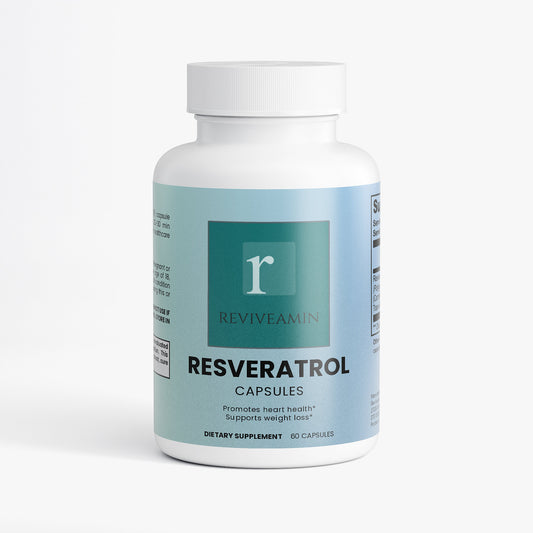 Resveratrol 50% Antioxidant Dietary Supplement – Heart, Brain & Healthy Aging Support