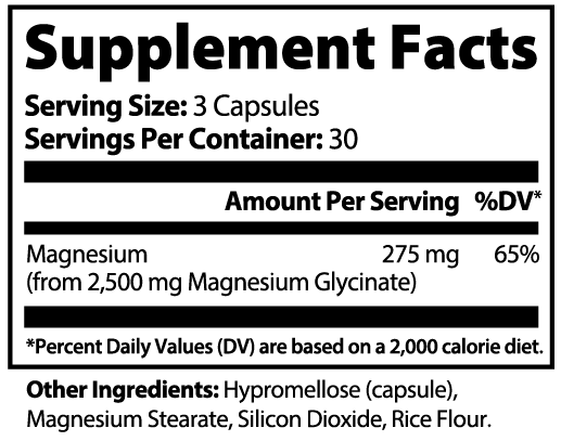 Magnesium Glycinate – Highly Bioavailable Magnesium for Sleep, Stress & Heart Health