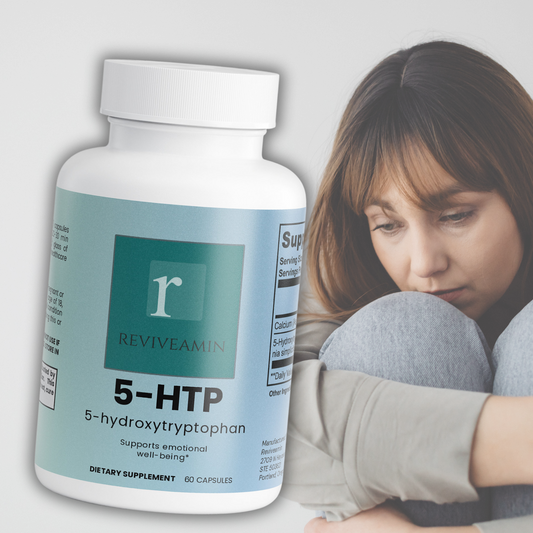 5-HTP (5-Hydroxytryptophan) Capsules Natural Serotonin Support for Mood, Emotional Wellness & Relaxation