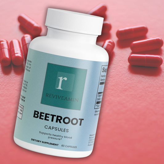 Beetroot Capsules – Nitric Oxide Support, Blood Pressure & Athletic Performance
