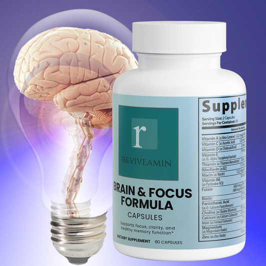 Brain & Focus Formula Capsules – Cognitive Support for Clarity, Memory & Performance
