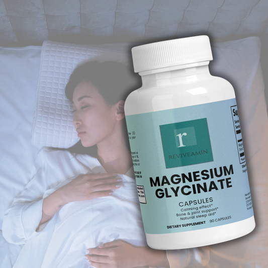 Magnesium Glycinate – Highly Bioavailable Magnesium for Sleep, Stress & Heart Health