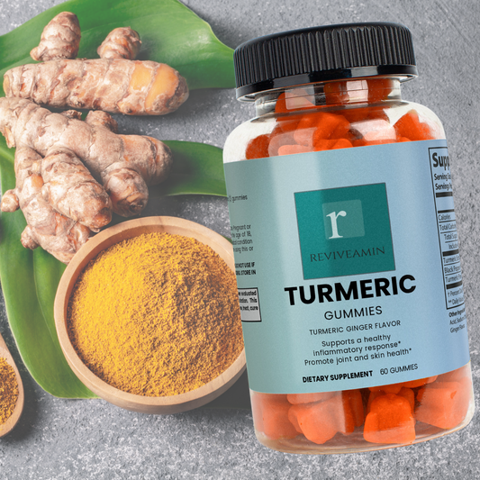 Turmeric Gummies with Curcumin & Antioxidants – Joint, Bone & Skin Support