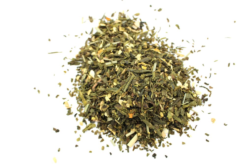 1Kg Pack BIO Classic Green Tea with Lemon and Ginger