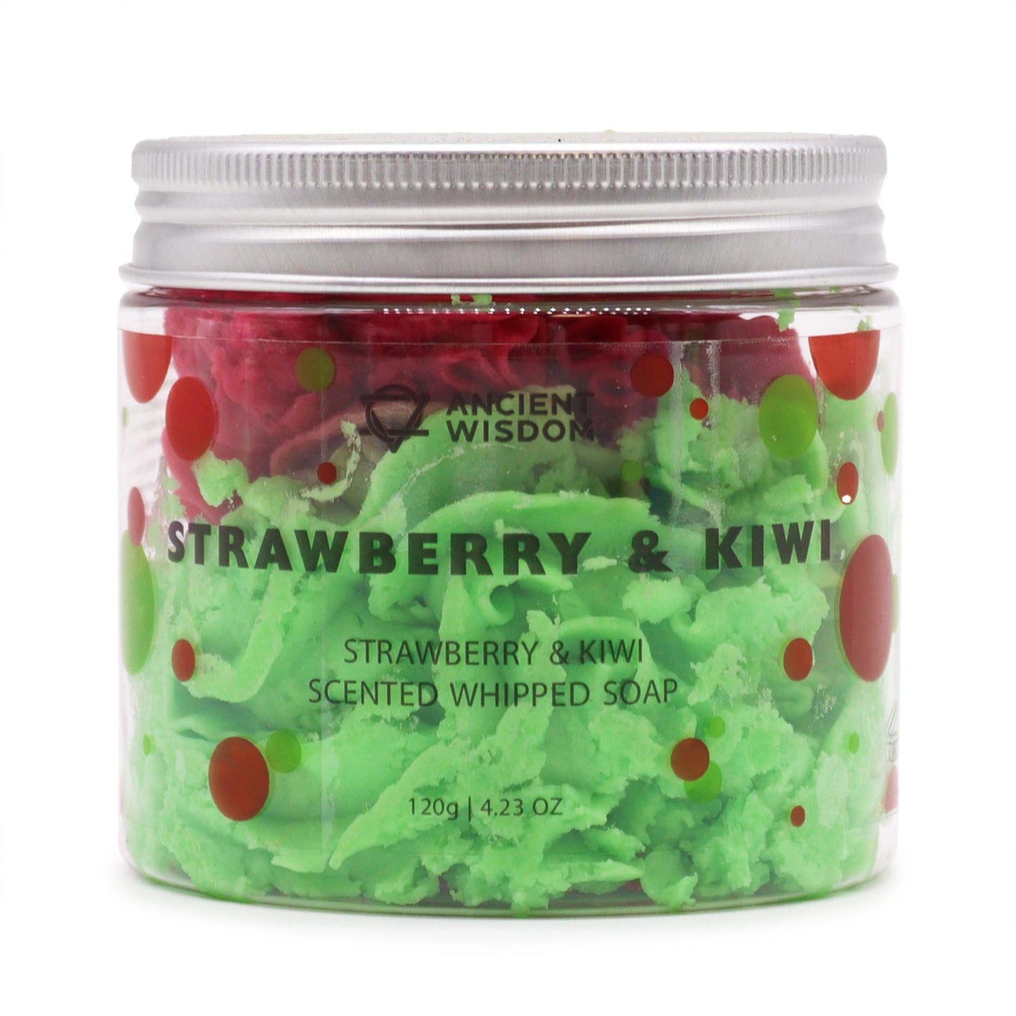 Strawberry & Kiwi Whipped Cream Soap 120g Vegan Handmade Soap | Delicate Fruity Fragrance