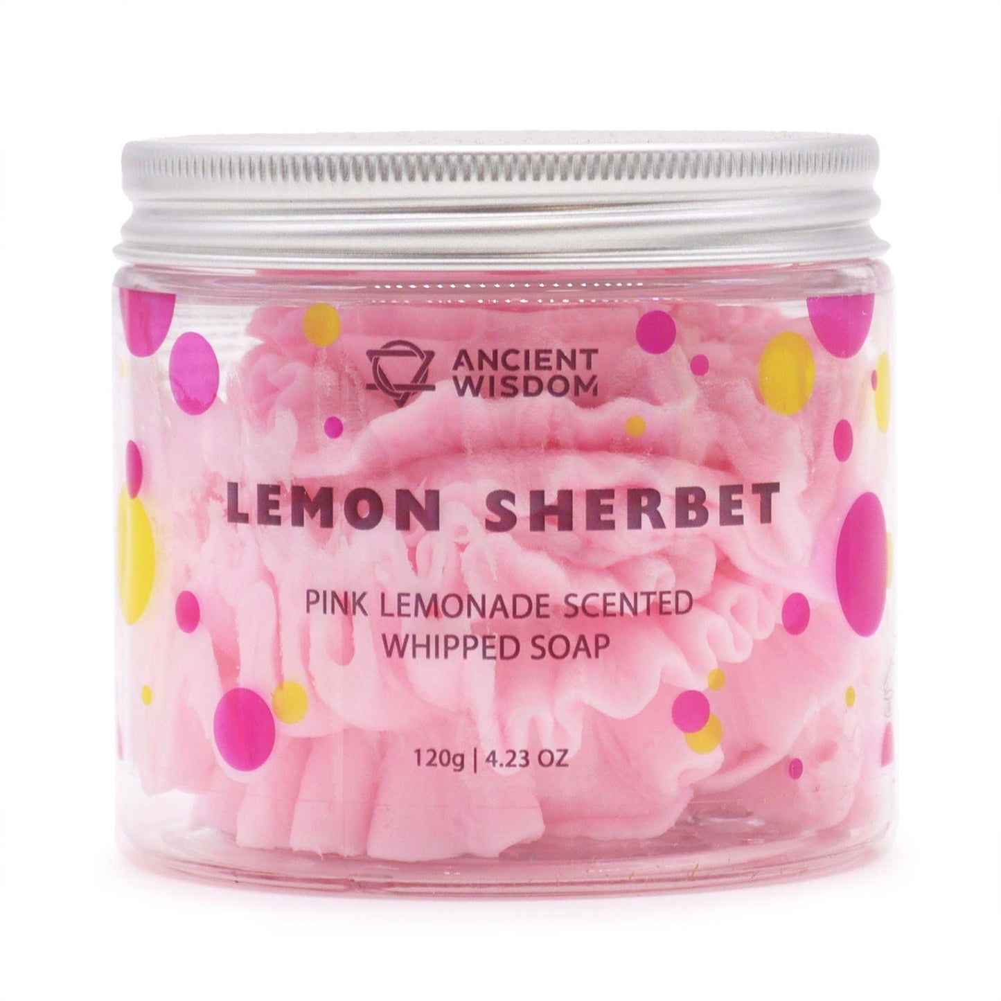 Pink Lemonade Whipped Cream Soap 120g  | Luxury Lemon Sherbert Scented Body Wash 120g