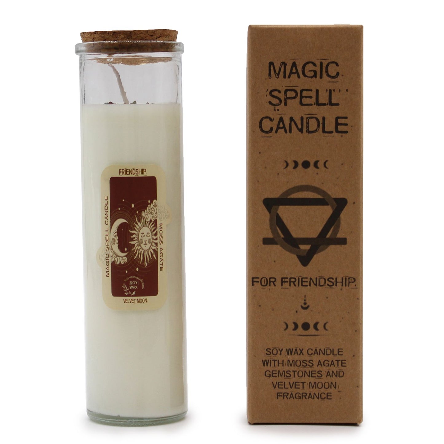 Magic Spell Candle – Friendship | Strengthen Bonds & Invite Positive Connections (280g, 50hr Burn Time)