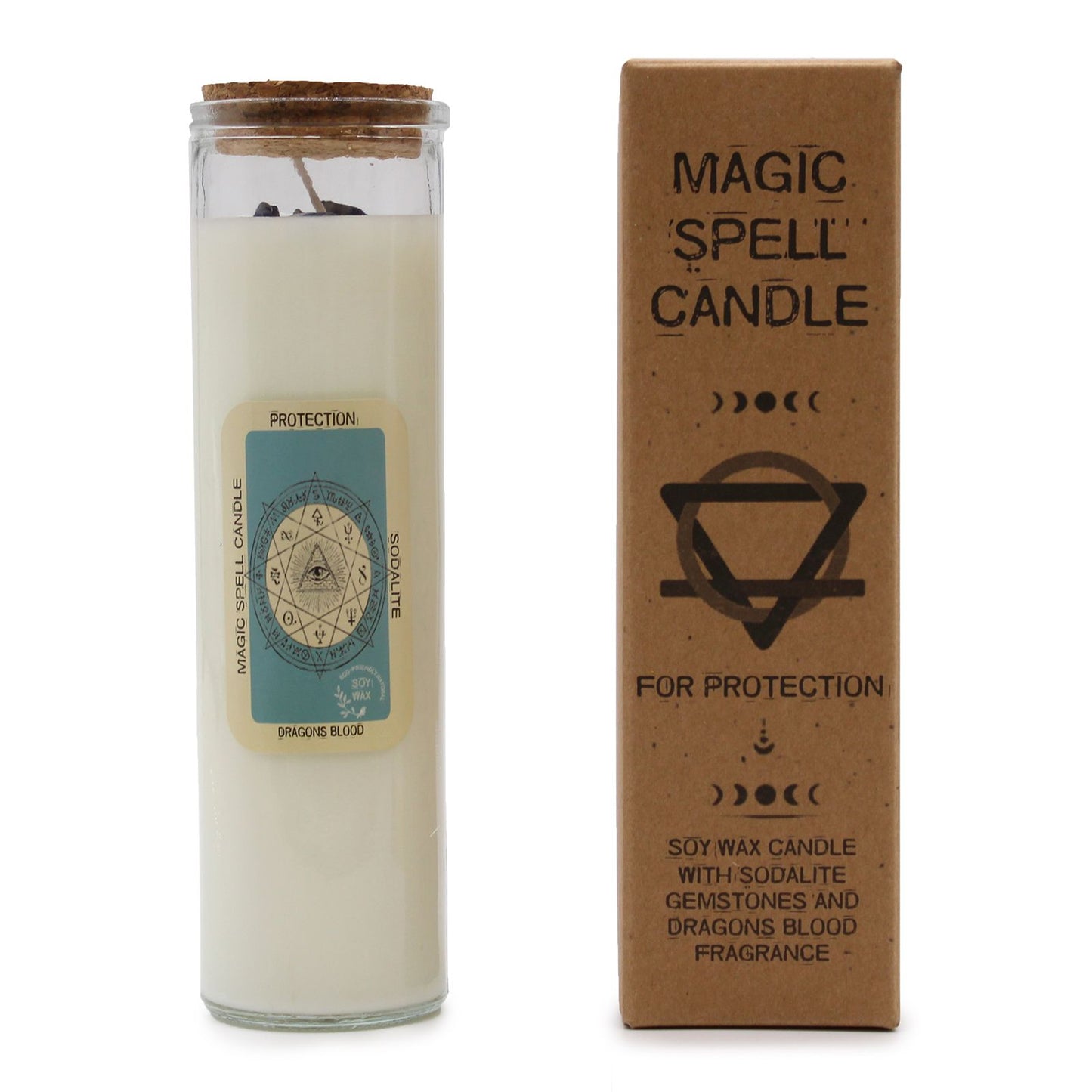 Magic Spell Candle – Protection | Shield, Purify & Empower (280g, 50hr Burn Time)