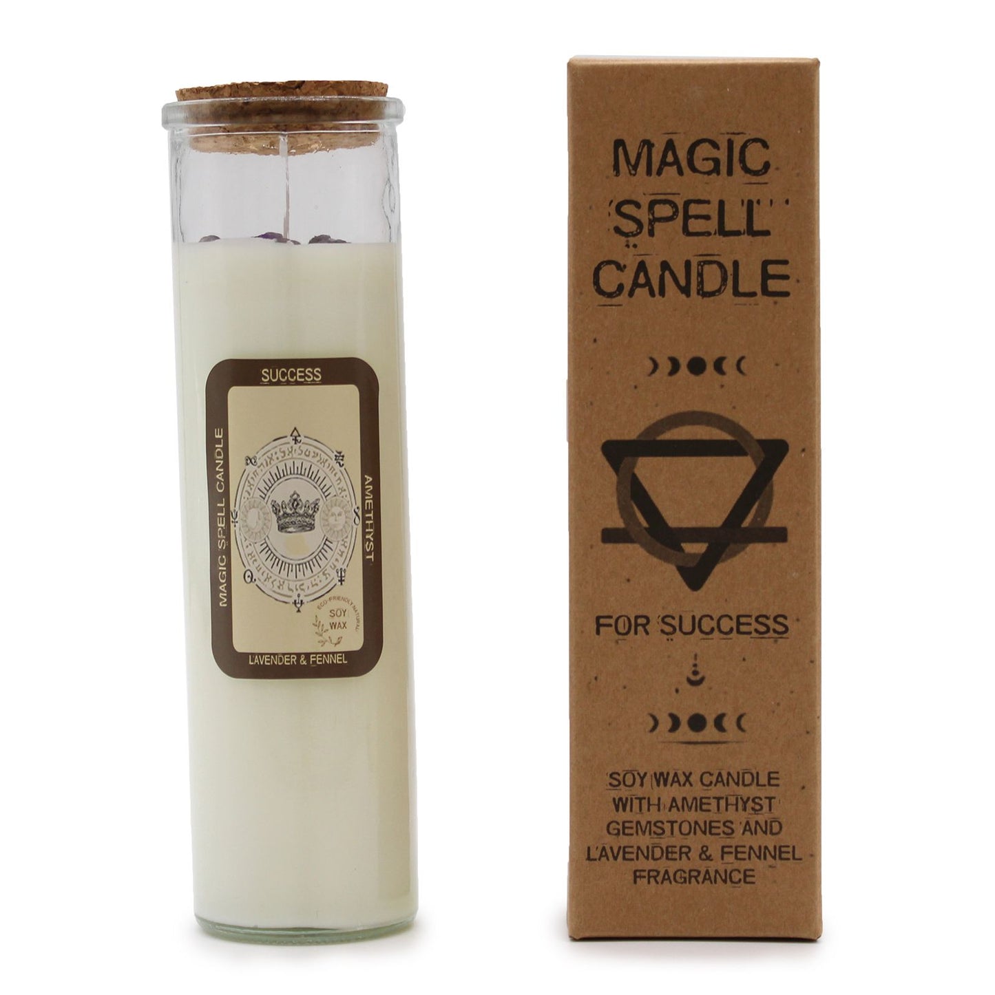 Magic Spell Candle – Success | Manifest Achievement, Confidence & Prosperity (280g, 50hr Burn Time)
