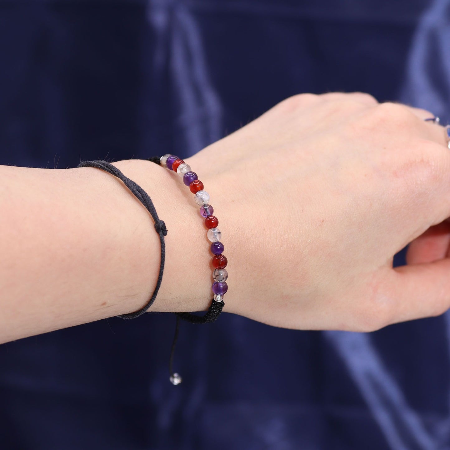 Virgo Zodiac Crystal Candle & Gemstone Bracelet – Tree Agate & Oud | Amethyst, Carnelian & Moss Agate Crystals