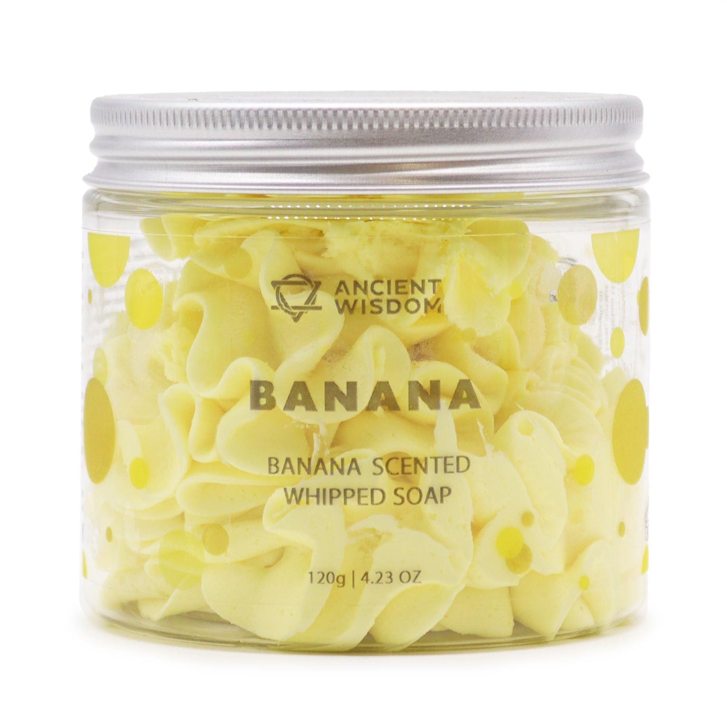 Banana Whipped Cream Soap 120g | Handmade Vegan Gift | Banana Fragrance
