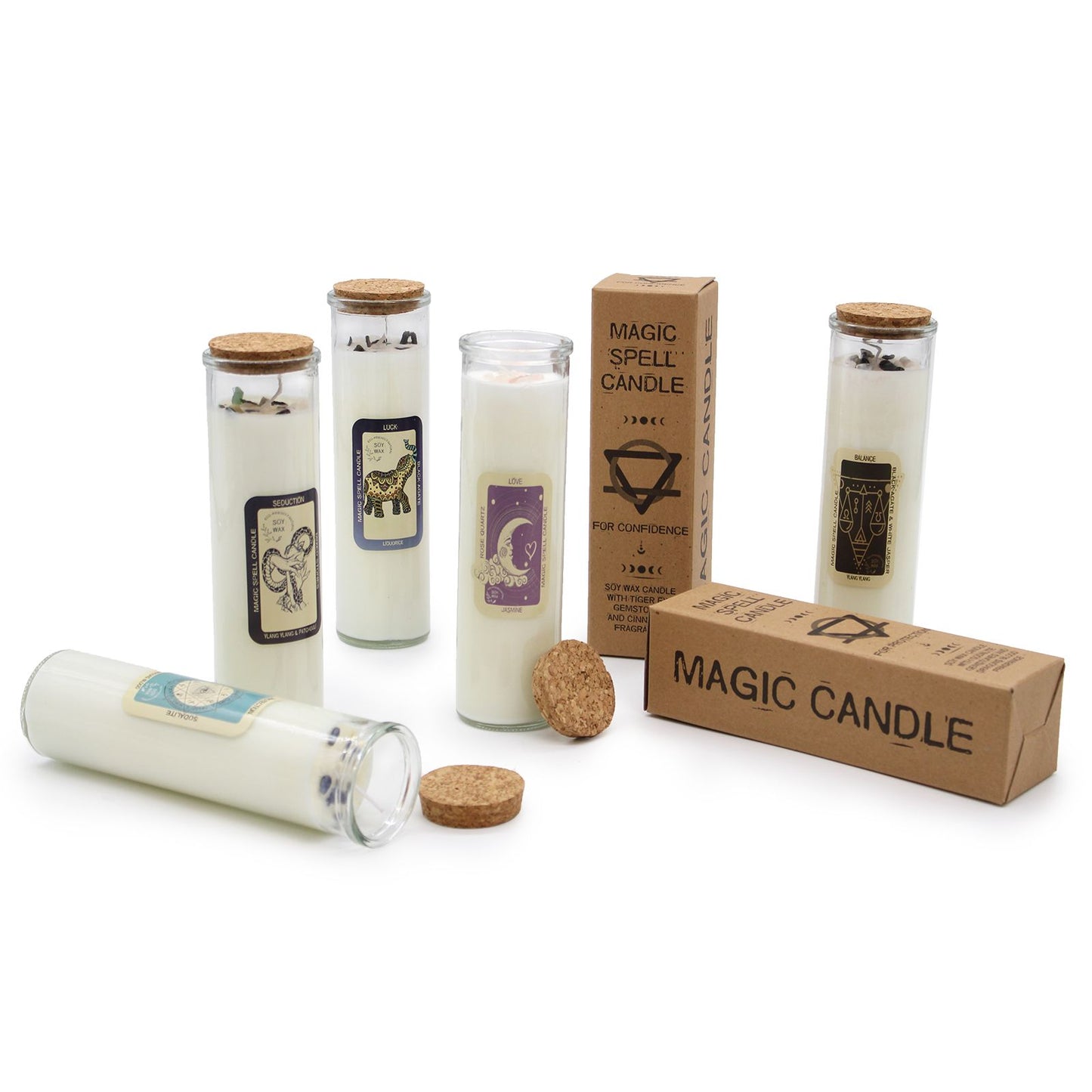 Magic Spell Candle – Protection | Shield, Purify & Empower (280g, 50hr Burn Time)