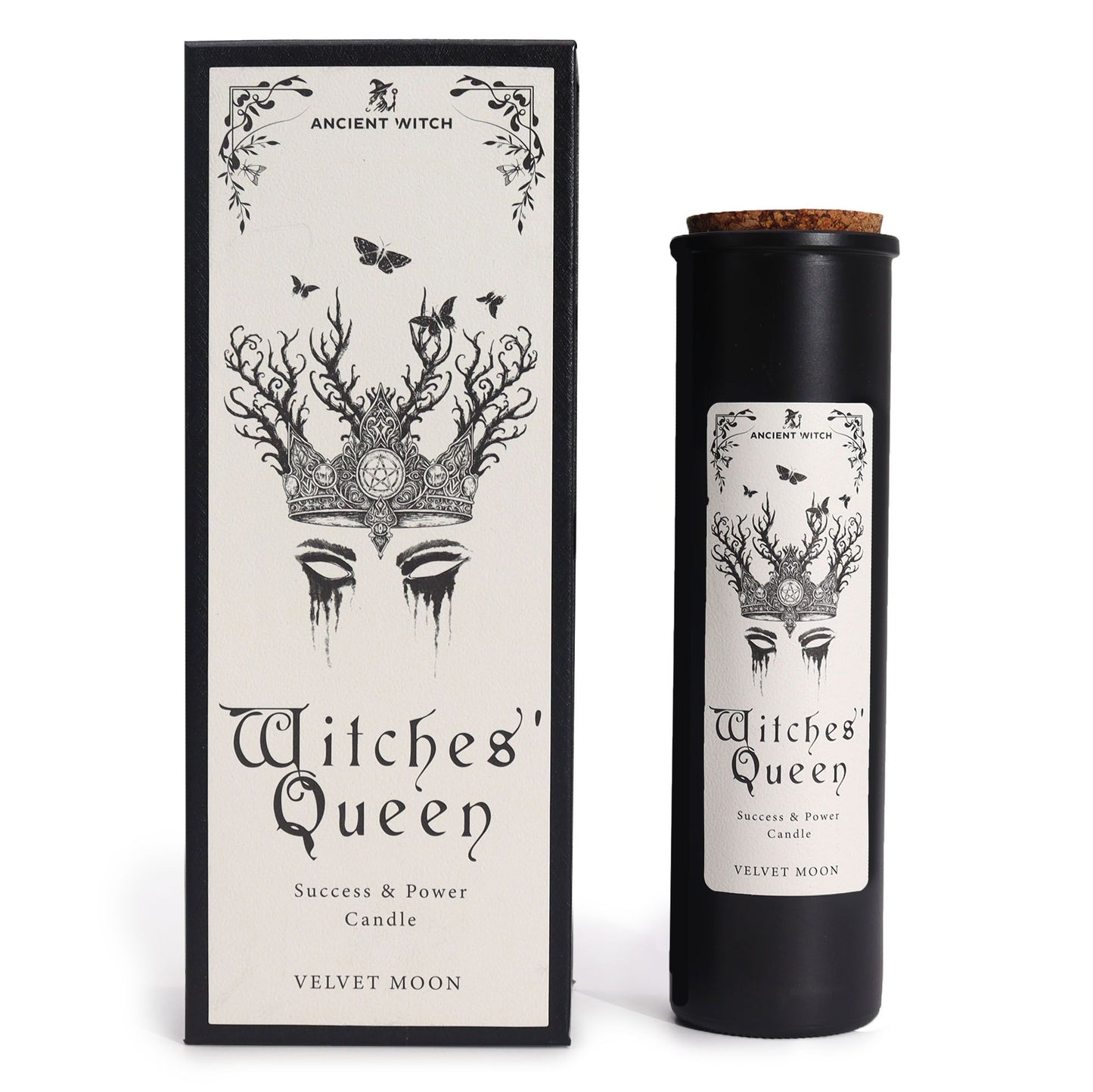 Ancient Witch Witches’ Queen Candle – Power & Success | Velvet Moon Ritual Candle