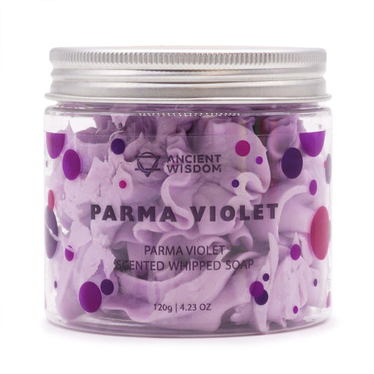 Parma Violet Whipped Cream Soap 120 g | Vegan Handmade Soap | Delicate Floral Fragrant Gift
