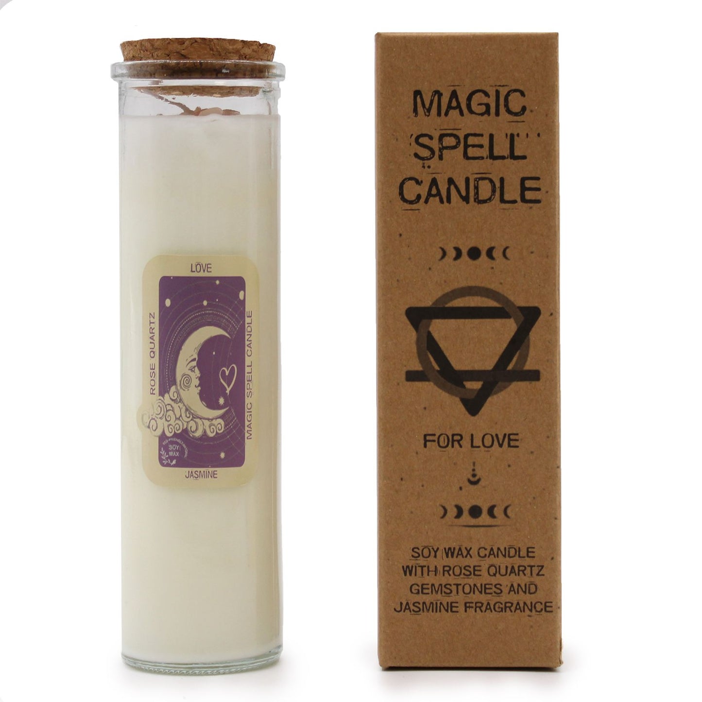 Magic Spell Candle – Love | Ignite Passion, Romance & Emotional Connection (280g, 50hr Burn Time)