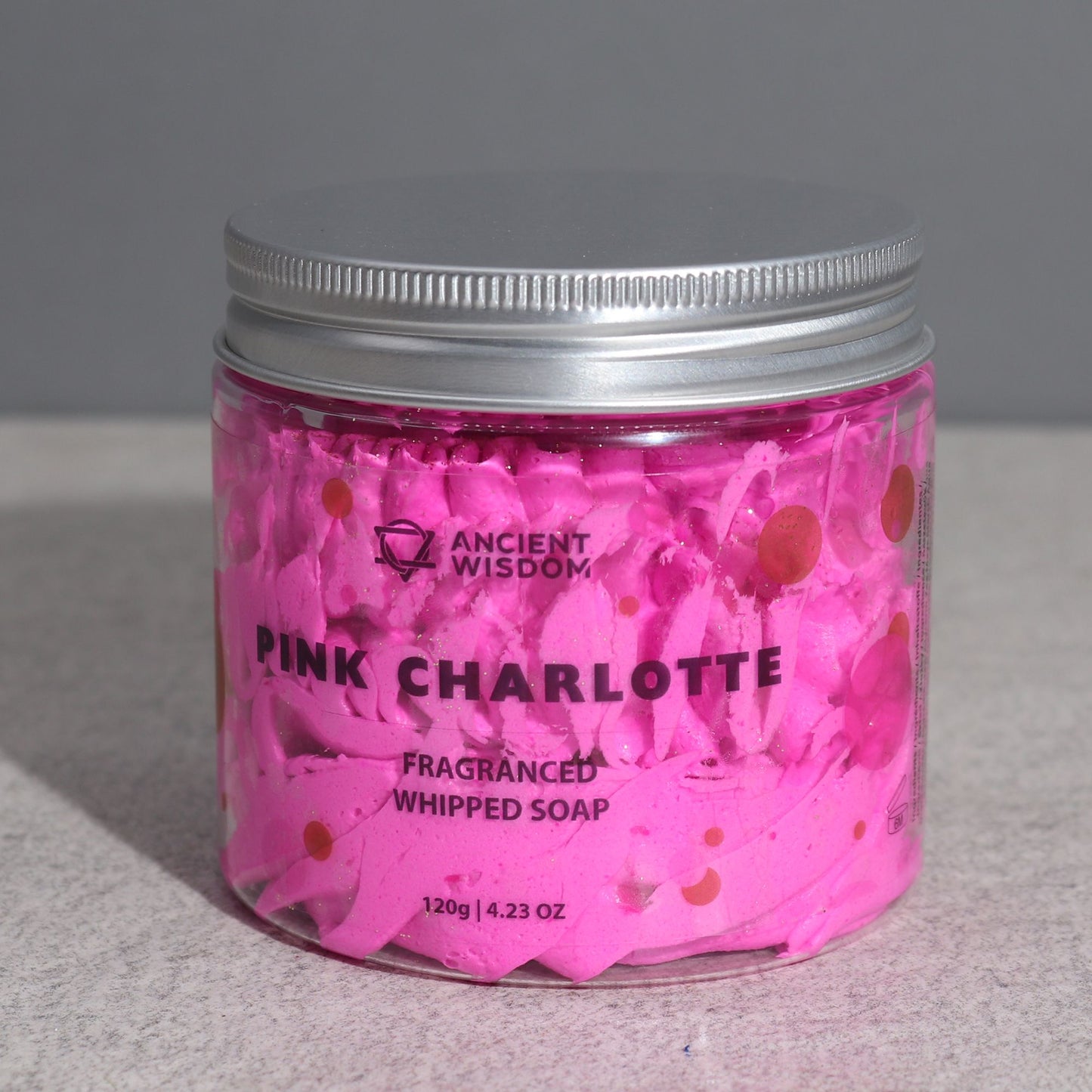 Pink Charlotte Whipped Cream Soap 120 g | Vegan Handmade Soap | Delicate Floral Fragrant Gift