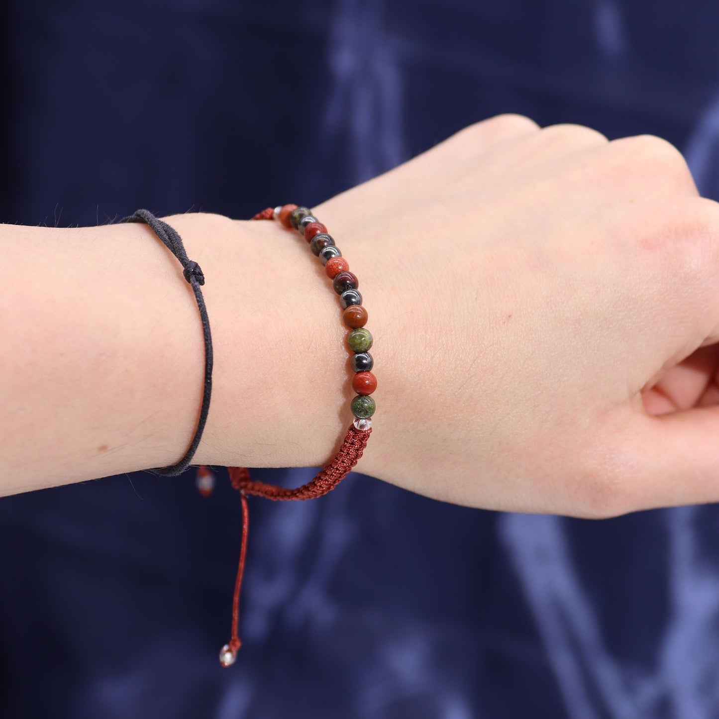 Aries Zodiac Crystal Candle & Gemstone Bracelet – Clear Quartz Freshness | Red Jasper, Bloodstone & Hematite Crystals