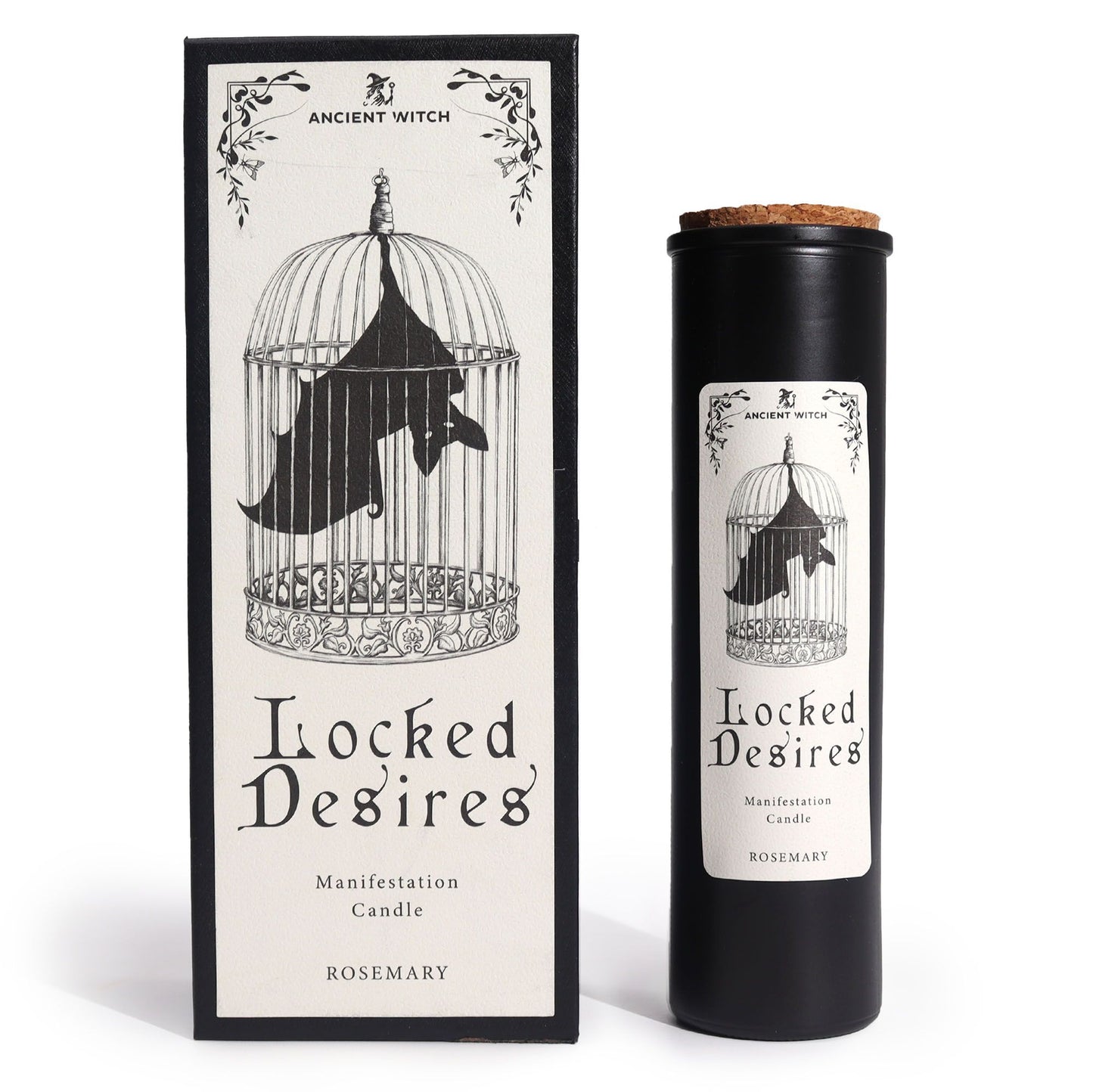 Ancient Witch Locked Desires Candle – Manifestation | Rosemary Ritual Candle