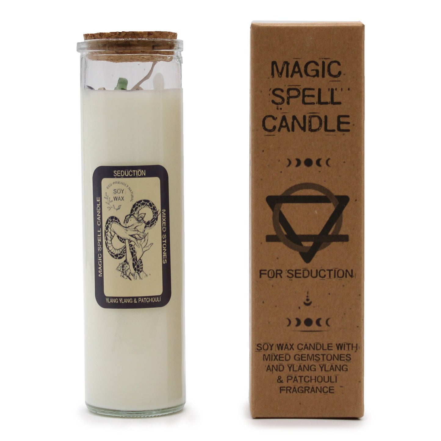 Magic Spell Candle – Seduction | Ignite Passion & Magnetic Energy (280g, 50hr Burn Time)
