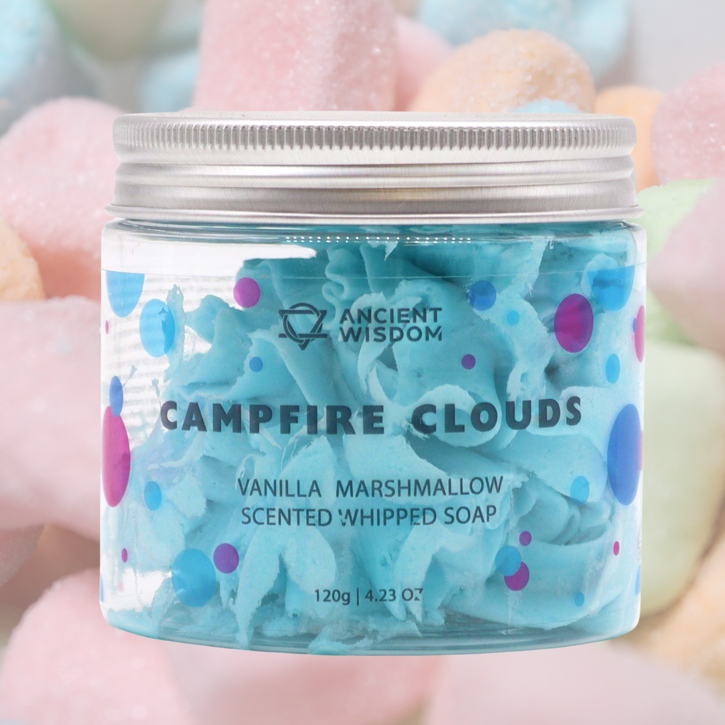Marshmallow Whipped Cream Soap | Handmade Vegan Soap 120g | Luxury Scented Body Wash Gift
